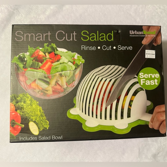 Urban Trend Smart Cut Salad Bowl - Green. NWT - Picture 1 of 5